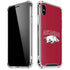 University of Arkansas-Fayetteville Razorbacks Logo iPhone XS Max Clear Case